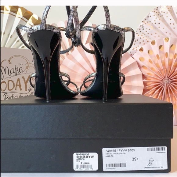 Saint Laurent Cassandra Sandals - Picture 7 of 8